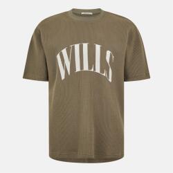 Jack Wills Тениска Jack Wills Men's JW Waffle Graphic Regular Fit T-Shirt - Smokey Olive