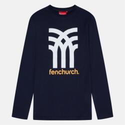 Fenchurch Тениска Fenchurch Men's Wentwrth Long-Sleeve T-Shirt - Navy