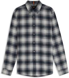 HUGO BOSS Men's Check Shirt Eye-Catching Print - Grey Cheq 063