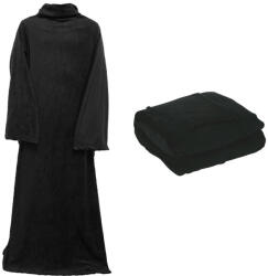 MH Protect Ujjas takaró hoodie - fekete, XXL, meleg polár