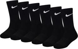 Nike Детски чорапи Nike 6Pk Dri-Fit Crew Sock Childs - Black