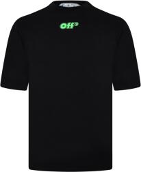 OFF WHITE Тениска OFF WHITE Men's Skate Short-Sleeve T-Shirt - Black/Green Flu