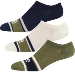 Lee Чорапи Lee Men's Gerrard Cotton Ankle Socks - Blue/Ecru/Olive