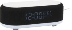 Karlsson Ceas deșteptător cu încărcător wireless și difuzor Bluetooth Vouge, negru (KA6033BK)