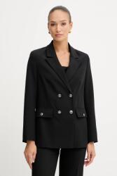 Guess zakó FIONA fekete, sima, kétsoros gombolású, W5YN20 WH9Y2 - fekete L