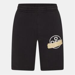 Off White Поларени къси панталони Off White Mens Knee Length Fleece Jogger Shorts - Black/Beige
