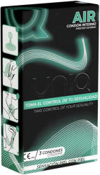 Uniq Air - vékony női óvszer (3db) - szexshop