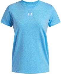Under Armour Тениска Under Armour Women's Rival Core Short-Sleeve Oversized T-Shirt - Ether Blue/Wht