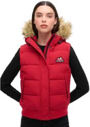 SUPERDRY Потник Superdry Everest Faux Fur vest - Red (Barndoor Red)