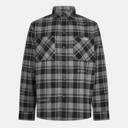 OFF WHITE Риза с дълъг ръкав OFF WHITE Men's Long Sleeve Dress Shirt - Grey/White