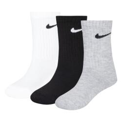Nike Basic Crew 3Pk Childs - White/Grey