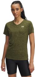 Under Armour Tech Twist V-Neck Short Sleeve Womens - Exped Green