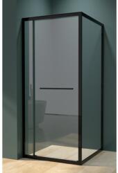 Water Fun Firenze || zuhanykabin Black 6mm 90 cm, NANO (ZBS-919) - waterfun