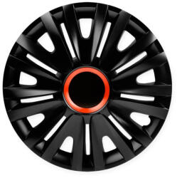 VERSACO Dísztárcsa 14" ROYAL Red Ring Black - 4 darabos szett