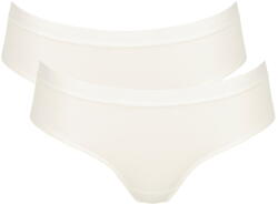 Sloggi Chiloți dama SLOGGI GO CASUAL HIPSTER 2P 00GZ - SILK WHITE: M (10217778_00GZ M)