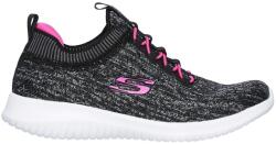 Skechers Детски маратонки Skechers Ultra Flex Bright Horizon Junior Girls Trainers - Black/Pink