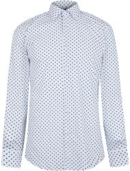 HUGO BOSS Men's HBB Plain Long-Sleeve Shirt - White 100