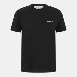 OFF WHITE Тениска OFF WHITE Men's Helvetica Logo Short Sleeve Typography T-Shirt - Black/White