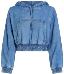 Tommy Hilfiger Суичър Tommy Jeans Denim Cropped Hoodie - Denim Medium