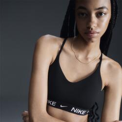 Nike Indy Light Support Women's Padded Adjustable Sports Bra - BLACK/BLACK/WHI