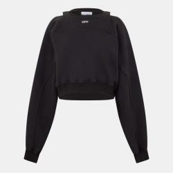 OFF WHITE Блуза OFF WHITE Women's Crew-Neck Crew Sweatshirt - Black/White