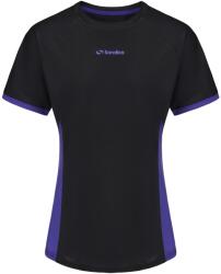 Sondico Дамска футболна фланелка Sondico Football T-Shirts Womens - Black/Purple