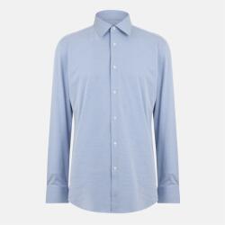 HUGO BOSS Men's Plain Long-Sleeve Shirt - Blue