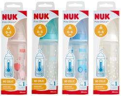 Nuk First Choice+ cumisüveg hőmérővel 300 ml 0-6 hónapos korig - 1 db