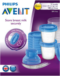 Philips Philips Avent anyatejtároló poharak 180 ml-es - 10 db