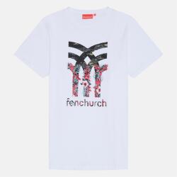 Fenchurch Тениска Fenchurch Men's Prinevil Regular Fit T-Shirt - White