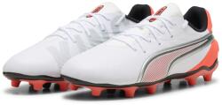 PUMA Футболни бутонки Puma Kids PUMA King Match Firm Ground Football Boots - White/Red