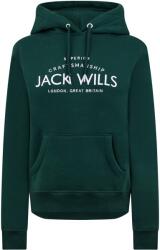 Jack Wills Суичър Jack Wills Hunston Graphic Logo Hoodie - Dark Green