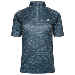 Dare 2b Women's Persist Short-Sleeve Performance Gym Top - OrionGryTigr