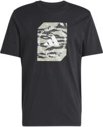 adidas Мъжка тениска Adidas Graphic Logo T-Shirt Mens - Black Camo Box