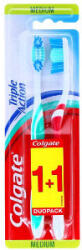 Colgate Colgate fogkefe Triple Action 1+1db Medium - vegyesbolt