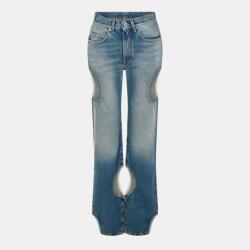 OFF WHITE Дънки OFF WHITE Women's Straight Jeans - Vintage Blue