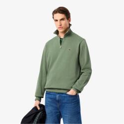 Lacoste Поларена блуза Lacoste Men's Quarter-Zip Fleece Top - Thyme S86