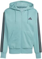 Adidas Мъжки суичър Adidas Essentials Fleece 3-Stripes Full-Zip Hoodie Mens - Powder Teal
