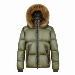 Arctic army Яке ARCTIC ARMY Men's Puffer OG Hooded Long Sleeve Short Puffer Jacket - Khaki