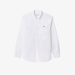 Lacoste Men's Long-Sleeve Oxford Shirt - White 001