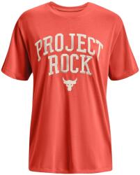 Under Armour Дамска тениска Under Armour Project Rock Heavyweight Campus T-Shirt Womens - Orange