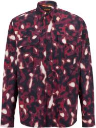 HUGO BOSS Men's Lisel Plain Long-Sleeve Shirt - Medium Pink
