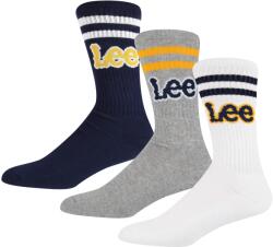 Lee Чорапи Lee Men's Erskin Cotton Crew Socks - Nvy/White/Gry