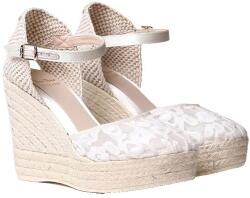 TONI PONS Paola Wedge Espadrilles - Beige / White (Off White)