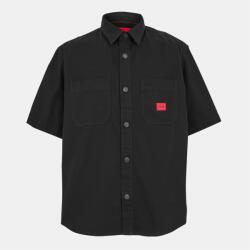 HUGO BOSS Риза с къс ръкав Hugo Men's Eratino Short Sleeve Shirt - Black