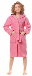 L&L Mona frottír lánykafürdőköpeny, rózsaszín, 134/140