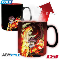 ABYstyle Fairy Tail - Hőre változó Bögre - Natsu & Lucy - 460 ml (ABYMUG880)