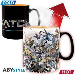 ABYstyle Overwatch - Hőre változó Bögre - Heros - 460 ml (ABYMUG924)