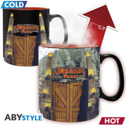 ABYstyle Jurassic Park - Hőre változó Bögre - Kapu - 460 ml (ABYMUGA053)