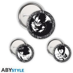 Abysse Death Note - Kitűző csomag - Light, l & Ryuk (ABYACC579)
